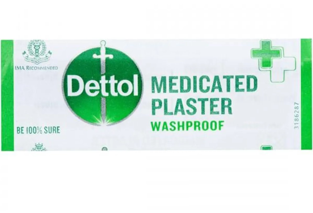 DETTOL MDICATED PLASTERS WASHPOOF